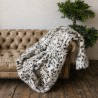 Spotted Faux Fur Throw | Spotty Fur Blanket | Dalmatiër Plaid