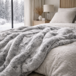 Grande Coperta in Finta Pelliccia | Coperta o Copriletto in Pelliccia Extra Spessa, Koala