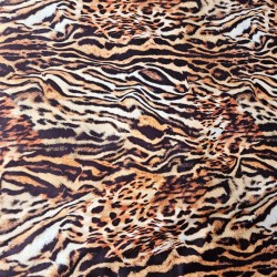 Tessuto di Velluto Animalier | Velluti Stampati | Tessuto con Stampa Leopardo