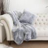 Koala Faux Fur Scatter Cushions | Luxury Grey Fur Cushions and Pillows