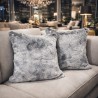 Koala Faux Fur Scatter Cushions | Luxury Grey Fur Cushions and Pillows