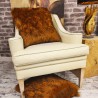 Zanzibar Fake Fur Kussens | Statement Bankkussens