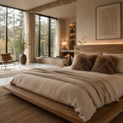 Brown Mongolian Faux Fur Cushion Covers | Brown Curly Haired Fur Cushions