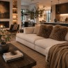 Brown Mongolian Faux Fur Cushion Covers | Brown Curly Haired Fur Cushions