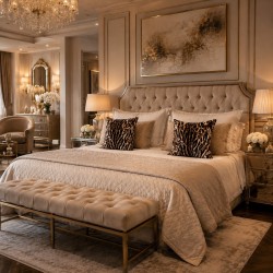 Cuscini di Lusso in Velluto Chinoiserie | Cuscini in Velluto Stampato Orientale