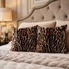 Chinoiserie Luxus Samtkissen | Orientalisch bedruckte Samtkissen