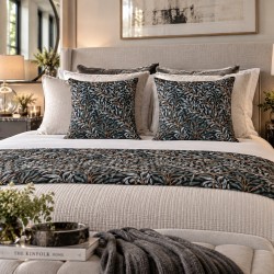 Cuscini Salvia Rami di Salice | Cuscini Decorati | Cuscini Stampati Verdi