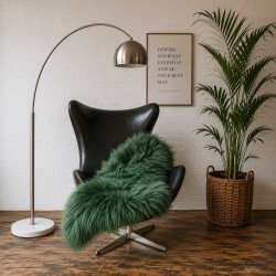 Ivory White Pure Sheepskin Vloerkleed | Natuurlijk Wit IJslands Schapenvacht Vloerkleed