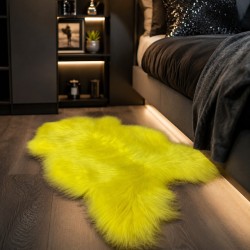 Ivory White Pure Sheepskin Vloerkleed | Natuurlijk Wit IJslands Schapenvacht Vloerkleed