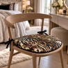 Coussins de siège en velours tropical en forme de D | Coussins de siège classiques en velours tropical