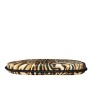 Animal Print Spindle Shaped Seat Pads  | Velvet Animal Print Spindle Seat Pads