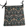 Tapered Chair Pad Strawberry Thief Tealwood | William Morris Seat Pads