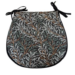 Coussin de siège en forme de D Willow Bough Rouille | Coussins de siège à motifs en forme de D |