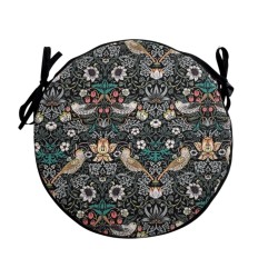Round Bistro William Morris Seat Pads | Circular Chair Pads