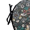 Runder Bistro-Sitzpolster Strawberry Thief Navy | Runde Bistro-Stuhlkissen