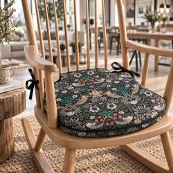 William Morris Spindle Seat Pads | Small Spindle Chair Pads