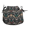 Coussin de Siège Spindle Strawberry Thief Marine | Coussins de Chaise Spindle Floraux |