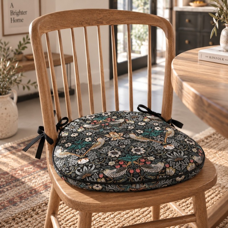 William Morris Spindle Seat Pads | Large Spindle Chair Pads