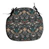 Strawberry Thief Navy Spindle Stoelkussen | Bloemrijke Spindle Stoelkussens |