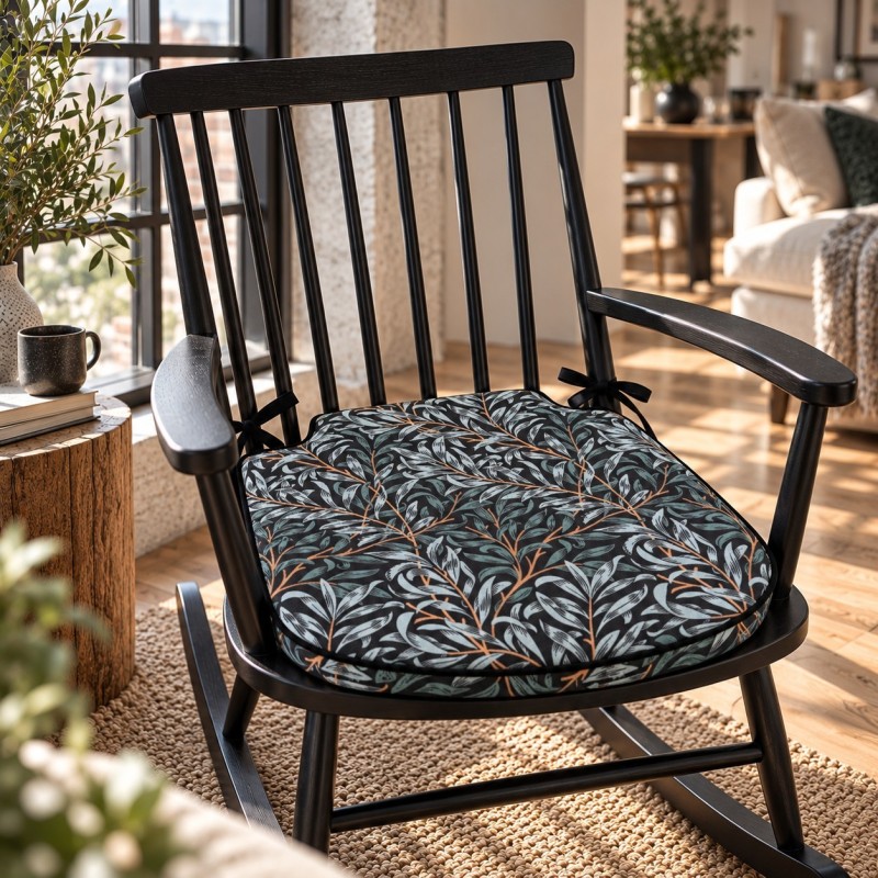 William Morris Spindle Seat Pads | Small Spindle Chair Pads