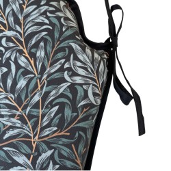 Cuscino per Sedia con Fiori "Strawberry Thief" Blu Navy | Cuscini per Sedia con Fiori |