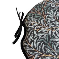 Strawberry Thief Navy Spindle Stoelkussen | Bloemrijke Spindle Stoelkussens |