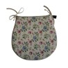 Floral Classic D Shaped Seat Pad | Extra Thick Floral D Shaped Chair Pads