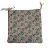 Floral Square Shaped Seat Pads | Flowery Square Shaped Chair Pads