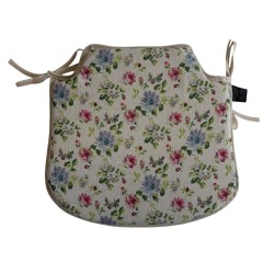 Coussin de siège à broche classique à motif floral | Coussins de chaise à broche colorés à motif fleuri