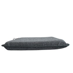 Herringbone Tapered Chair Pads| Grey Herringbone Tapered Seat Pads