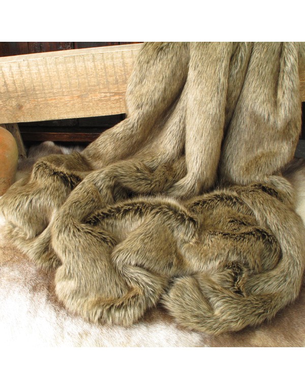 Luxury Mink Faux Fur Throws Plain Fleece Super Soft Blanket All Colours Size 