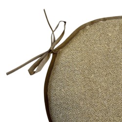 Coussin de Siège Rond Bistro Tapisserie Forêt Tropicale Naturelle | Coussins de Chaise Ronds
