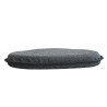 Large Herringbone Spindle Seat Pads | Spindle Shaped Grey Herringbone Chair Pads