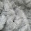 Ash light grey faux fur throw blanket