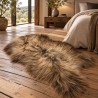 Tapis en Peau de Mouton Ivoire Blanc Pur | Tapis en Peau de Mouton Islandais Blanc Naturel