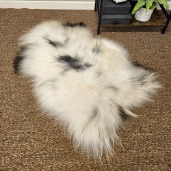 Tapis en Peau de Mouton Ivoire Blanc Pur | Tapis en Peau de Mouton Islandais Blanc Naturel