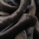 Bison dark brown faux fur throw blanket