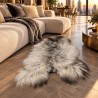 Ivory White Pure Sheepskin Vloerkleed | Natuurlijk Wit IJslands Schapenvacht Vloerkleed
