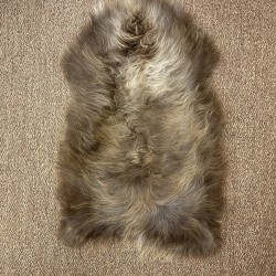 Natural Icelandic Sheepskin Rugs | Large Brown Icelandic Sheepskin
