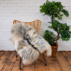 Tappeto in Pura Pelle di Pecora Avorio Bianco | Tappeto in Pelle di Pecora Islandese Bianco Naturale