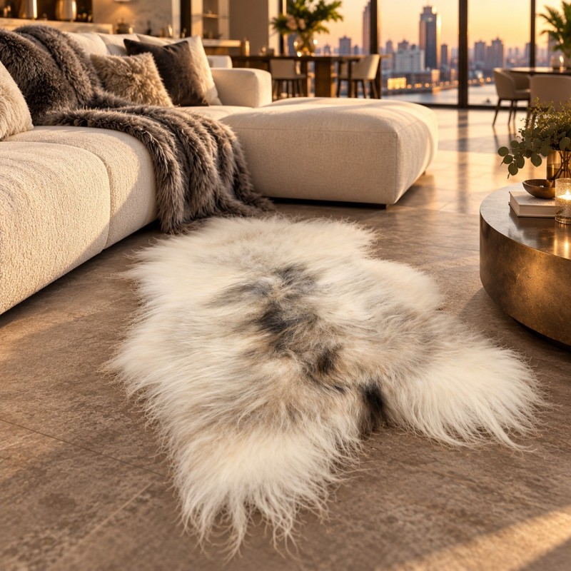 Genuine Icelandic Sheepskins | Natural Long Haired Sheepskin Rugs