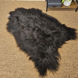 Tapis en Peau de Mouton Ivoire Blanc Pur | Tapis en Peau de Mouton Islandais Blanc Naturel