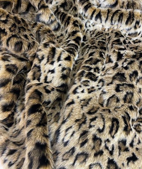 Grey Wolf Faux Fur Cushion
