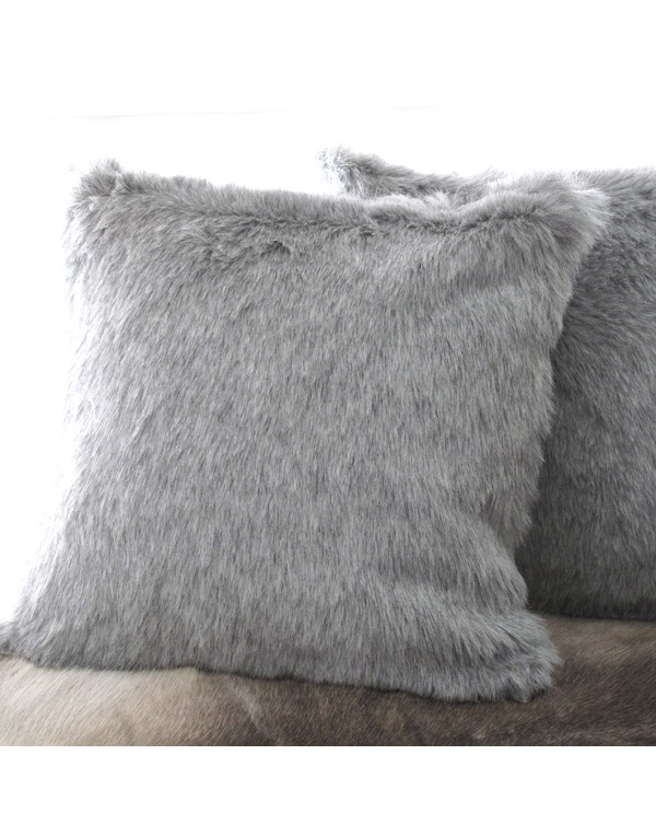 Badger Faux Fur Cushion 