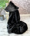 Faux Fur Cushions, Black Panther Faux Fur Cushion , faux-fur-throws