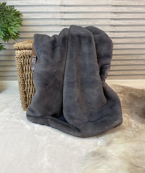 Bobcat Faux Fur Throw