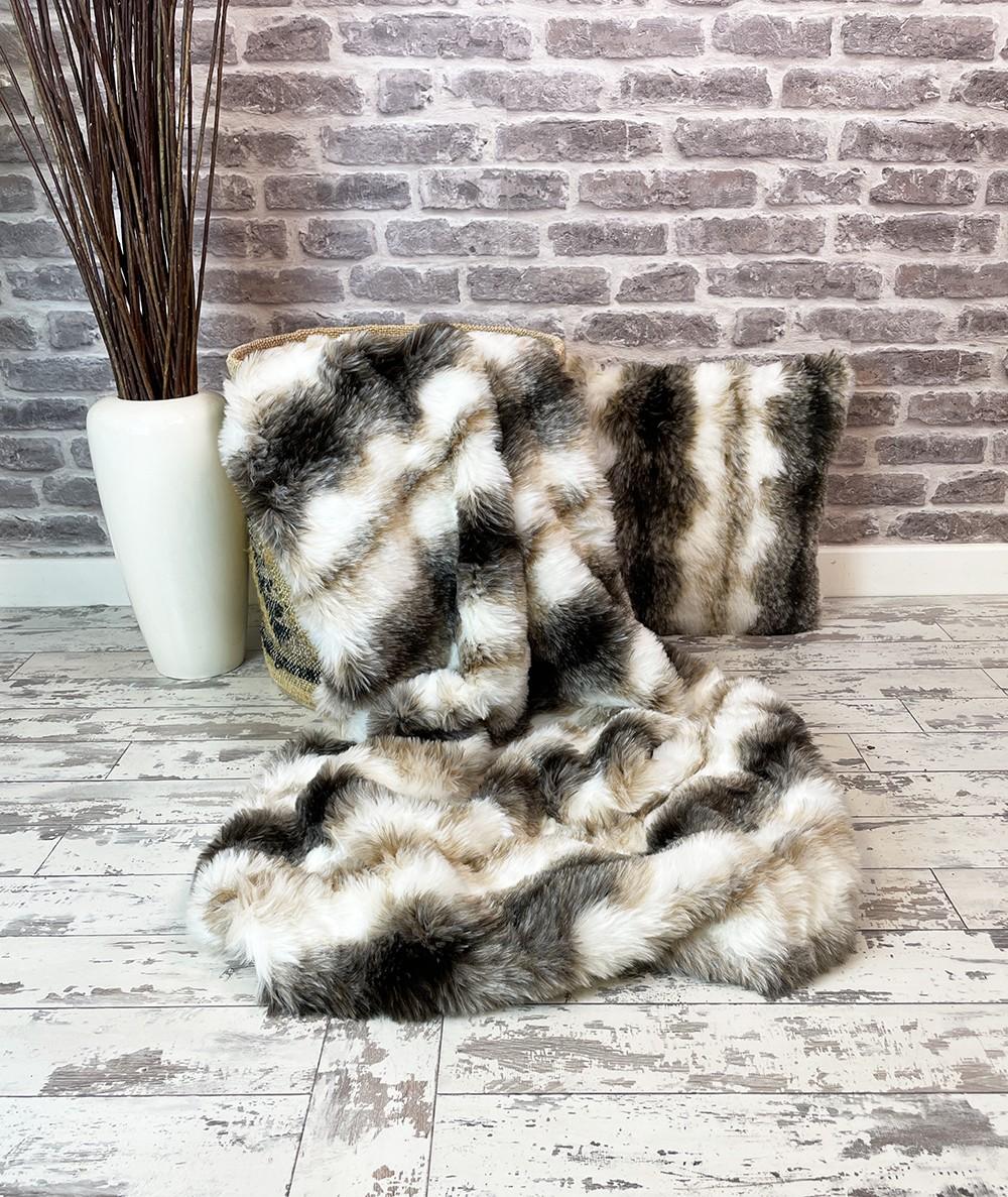 Extra Large Zebra Cowhide Footstool Large Brown Zebra Foot Stool