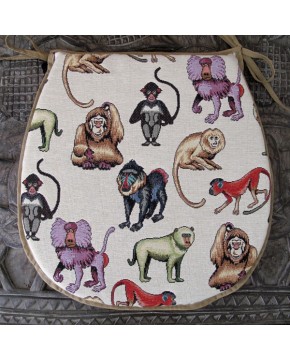 Tapestry Monkeys Classic D Seat Pads