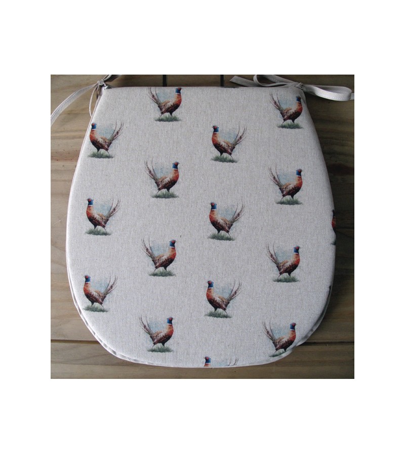 Small Pheasants reversible classic D seat pads