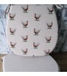 Small Pheasants reversible classic D seat pads